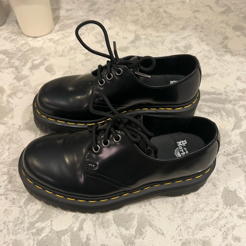 Dr. Martens 1461 SMOOTH LEATHER PLATFORM SHOES